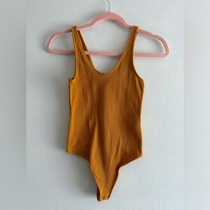 Abercrombie & Fitch Ribbed Tank Bodysuit